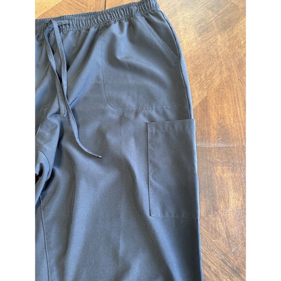 Panda Med Pants, Women's Size Large, Black, Scrub Pants, Pull On - Picture 3 of 8
